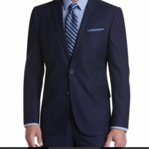 Kenneth Cole Navy Blue 2-button suit. 44L